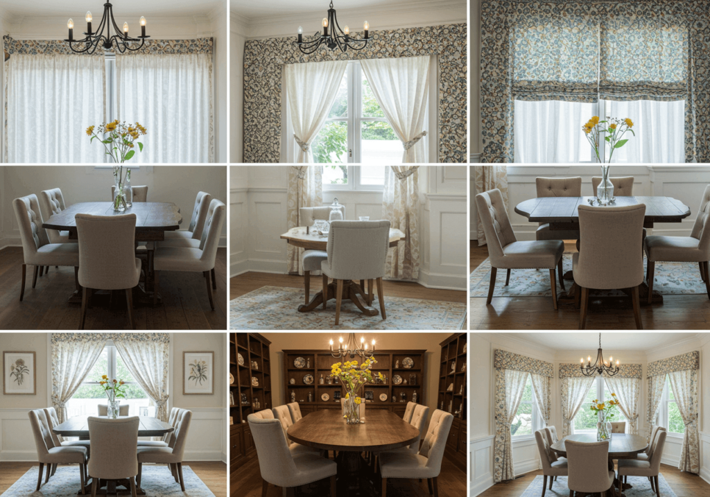 20 Elegant Dining Room Window Treatment Ideas for a Luxe Touch