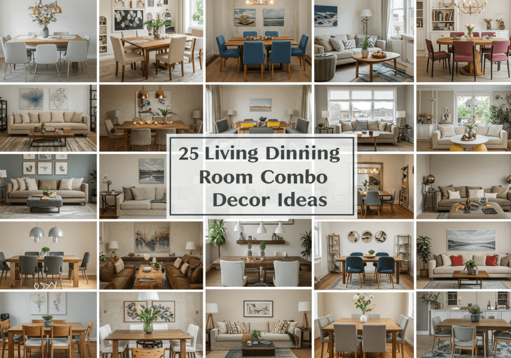 25 Living Dining Room Combo Decor Ideas for a Functional Space