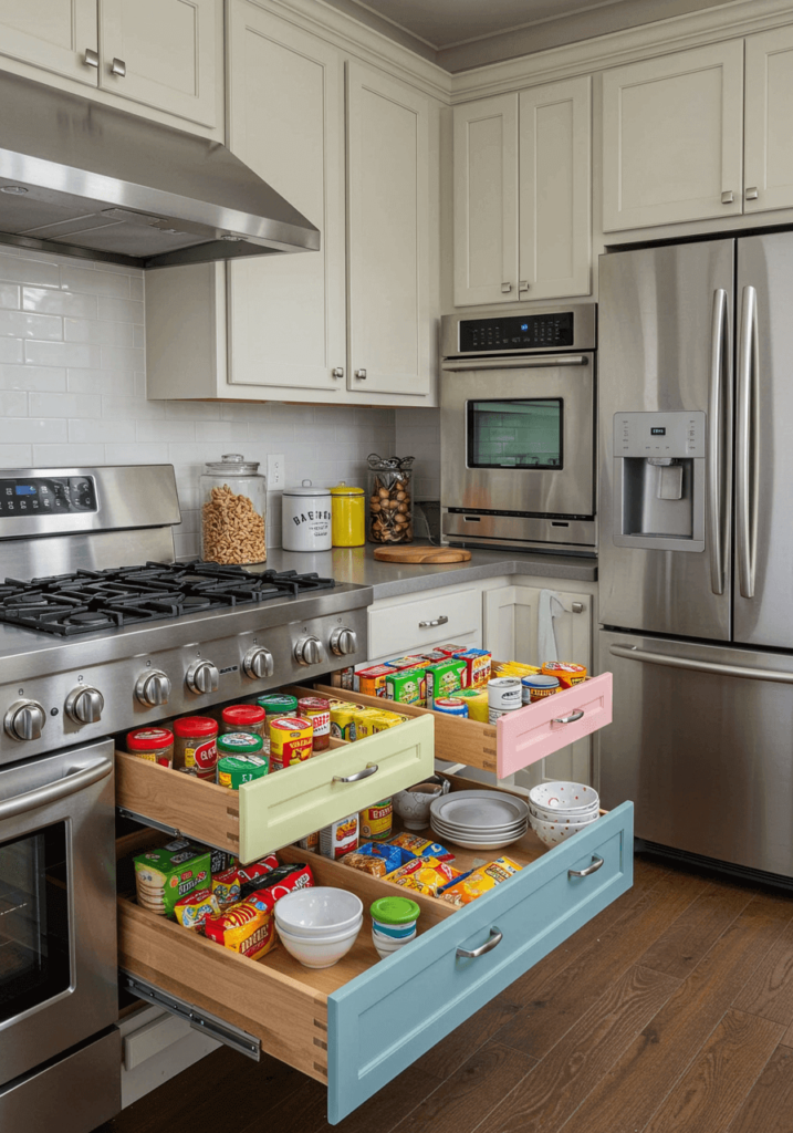 Child-Friendly Kitchen Cabinets for Easy Access