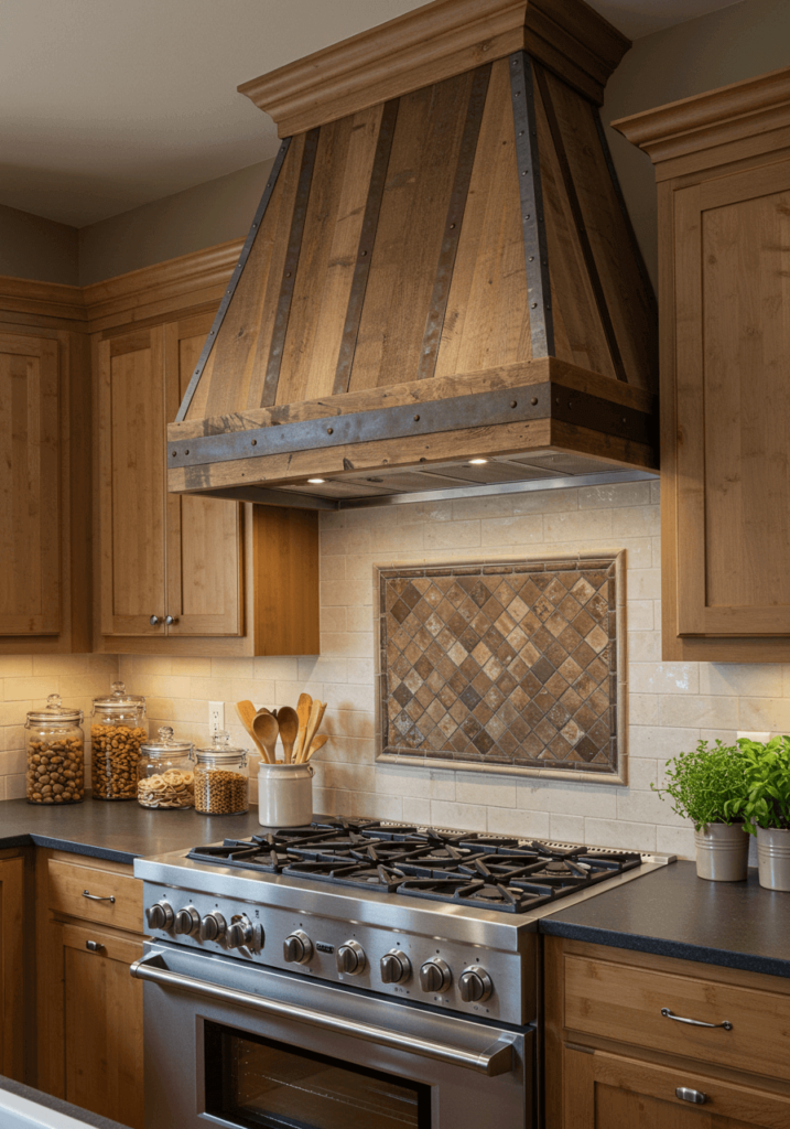 Eco-Friendly Kitchen Hood Made from Recycled Materials