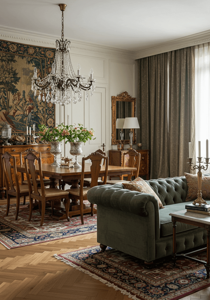 Grand and Elegant Living Dining Area